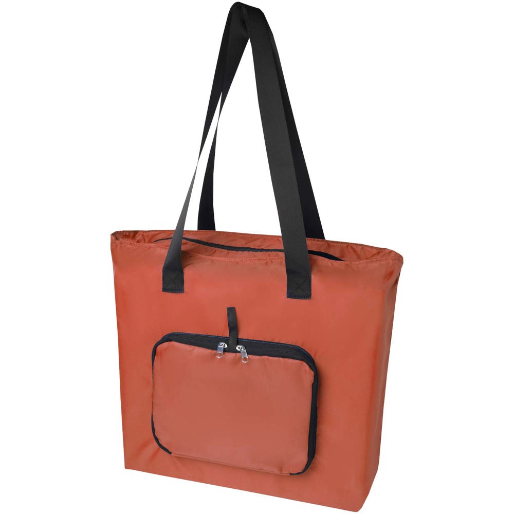 EcoFold RPET opvouwbare draagtas 16 l - Baksteen