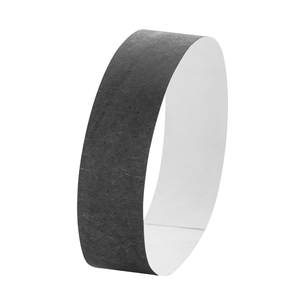 Wristvek - Tyvek polsbandjes (10 stuks) - Zwart