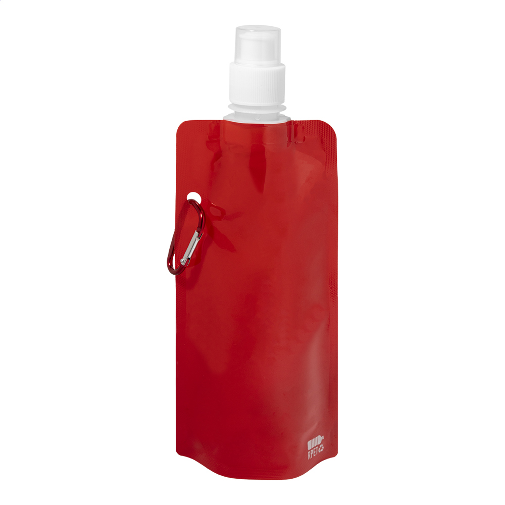 Carabol - opvouwbare RPET fles - rood