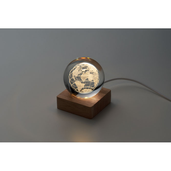 GLOBE LIGHT - LED wereldbol glazen bol