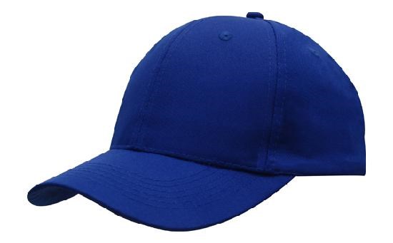 Ademende Poly Twill - 6 Paneel pet (4012) - Koningsblauw