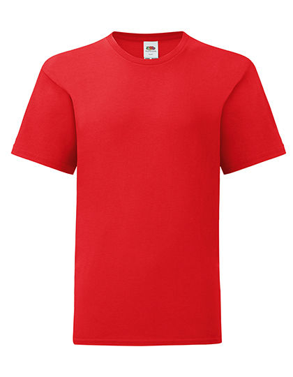 Fruit of the Loom - Kids´ Iconic T - red
