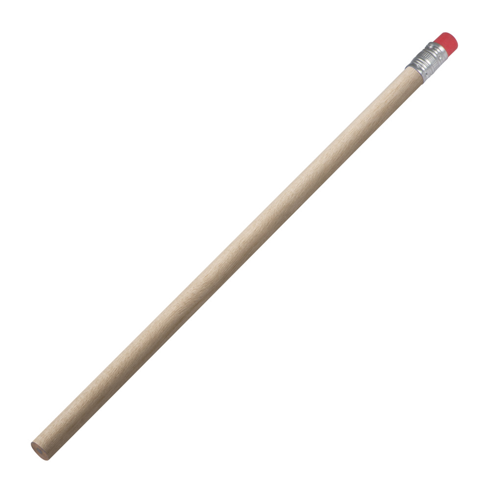 Potlood met gum - Bruin
