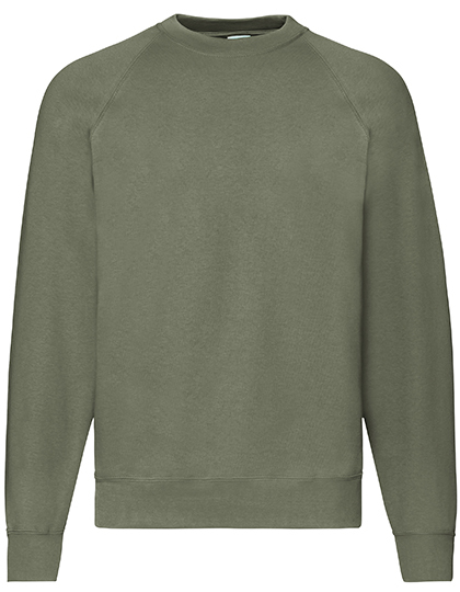 Fruit of the Loom - Classic Raglan Sweat - Classic Olive