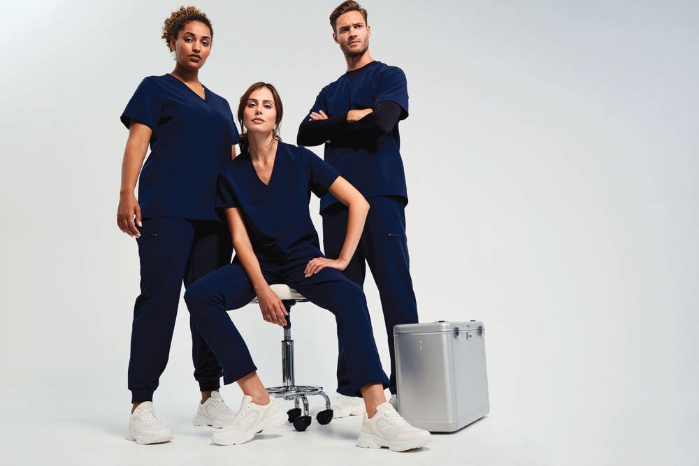 NN310 - Stretch tuniek met korte mouwen voor dames