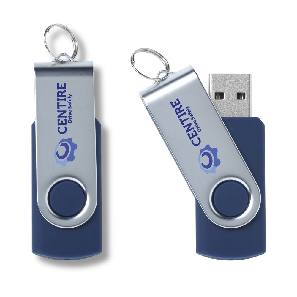 USB Twist from stock 4 GB - Blauw