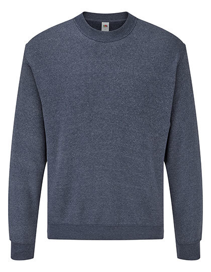 Fruit of the Loom - Classic Set-in Sweat - Heather Navy