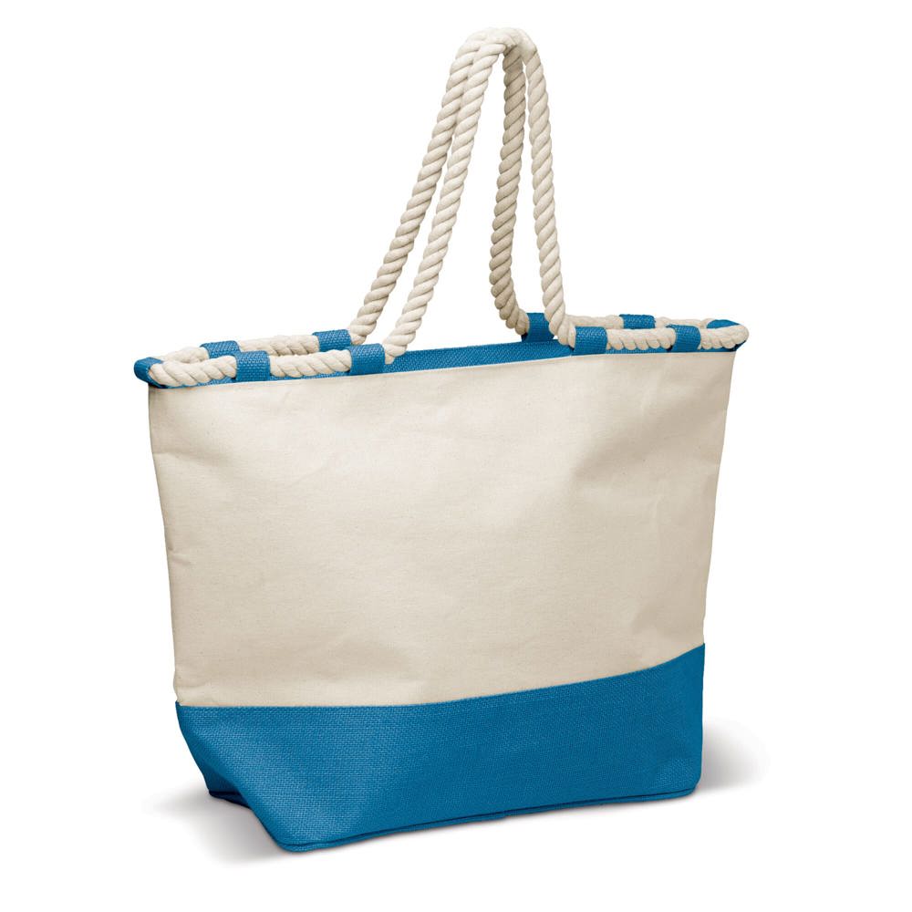 Draagtas canvas 380g/m² - lichtblauw