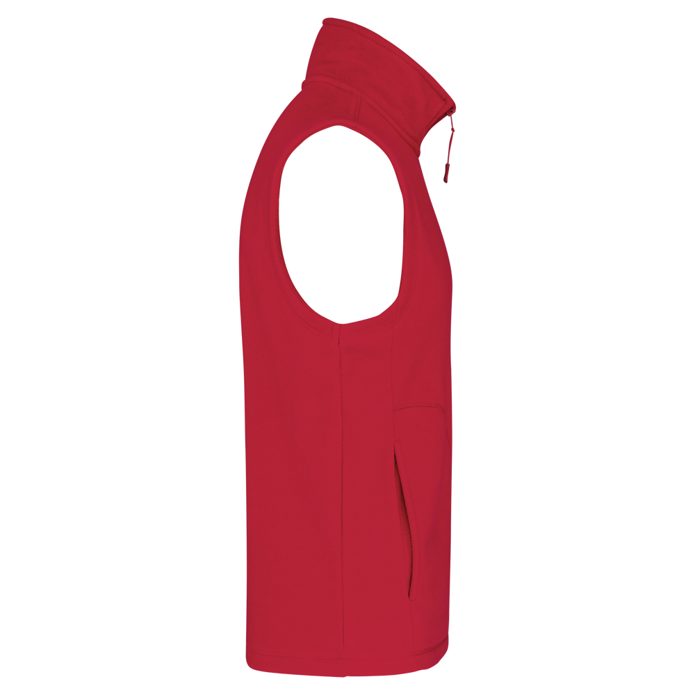 K913X - Bodywarmer van microfleece heren