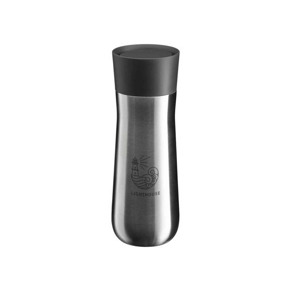 WMF Impulse Insulation Mug 0.35L - Brushed Cromargan