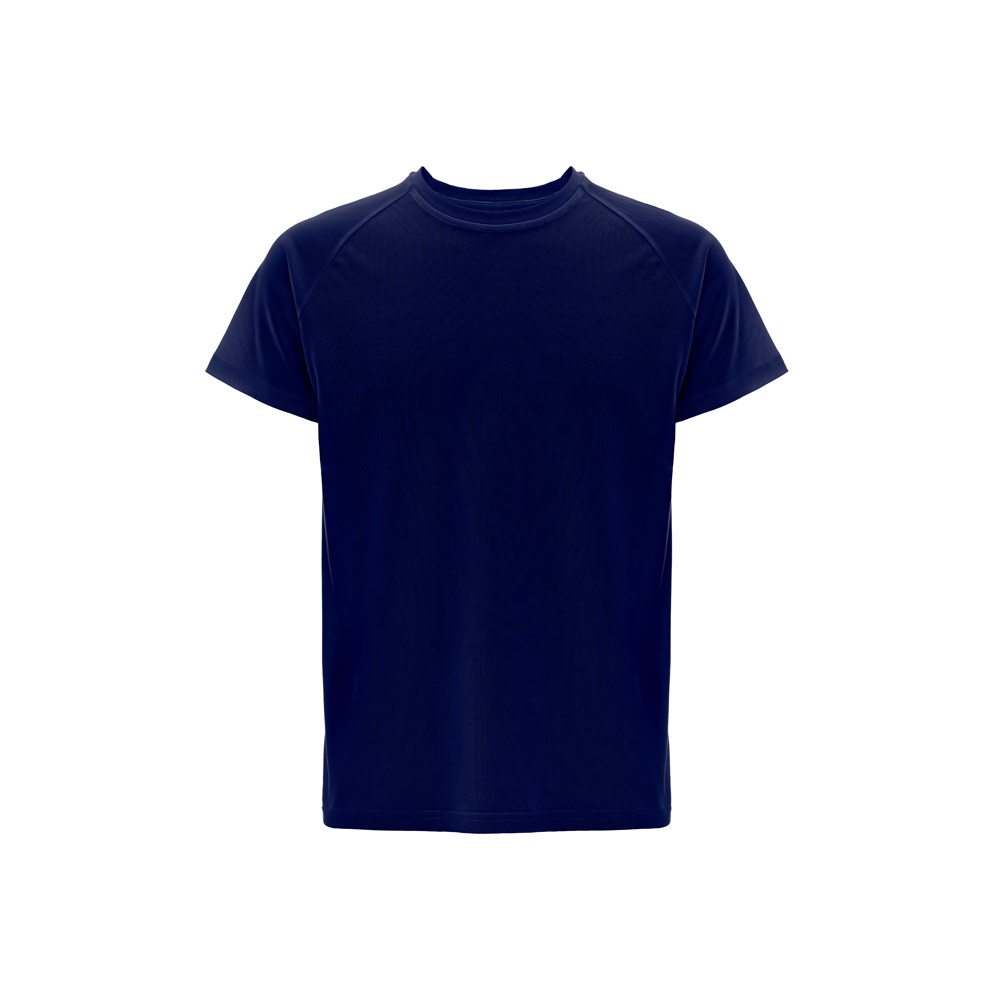 THC MOVE. Technisch T-shirt met korte mouwen in polyester - Marineblauw