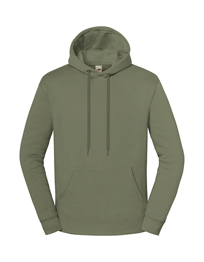 Fruit of the Loom - Iconic Premium Hooded Sweat - Classic Olive