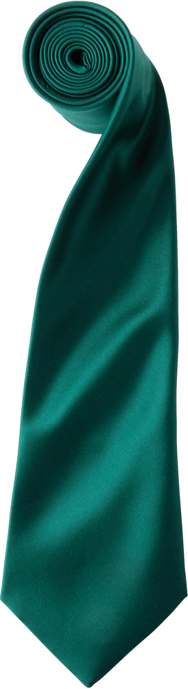PR750 - Satijnen stropdas - Bottle Green