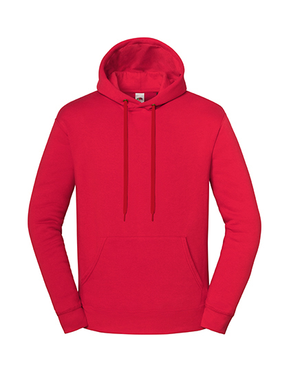 Fruit of the Loom - Iconic Premium Hooded Sweat - Red