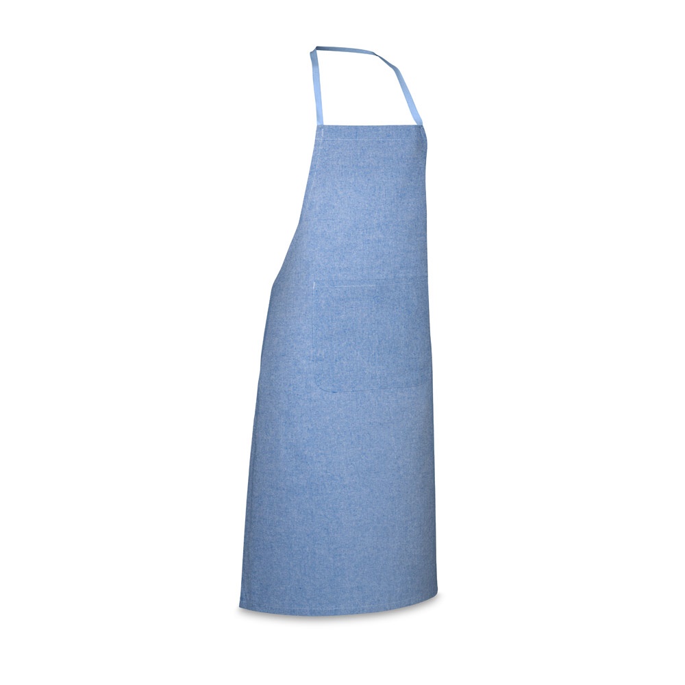 ZIMBRO. Schort met gerecycled katoen (140 g/m²) - Royal Blauw