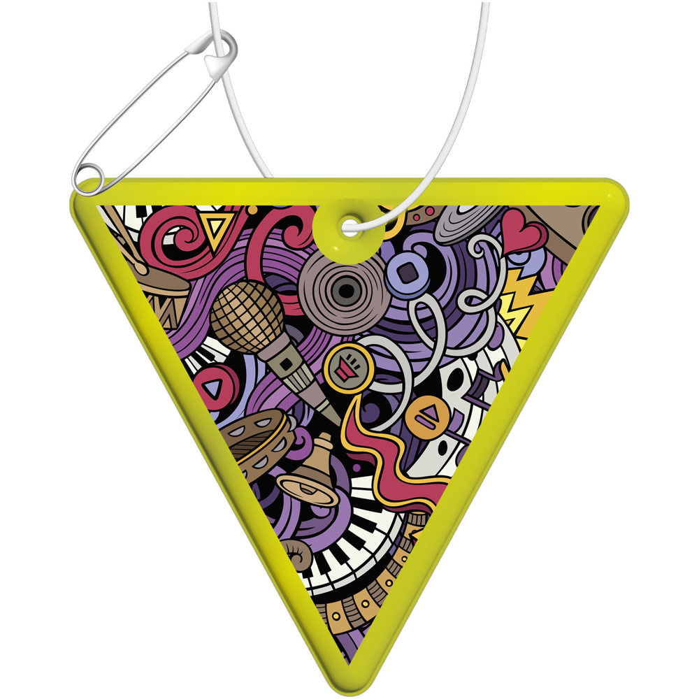 RFX™ H-12 reflecterende pvc hanger met omgekeerde driehoek