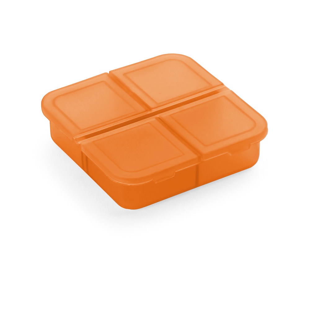 ROBERTS. Tablet doos met 4 verdelers - Oranje