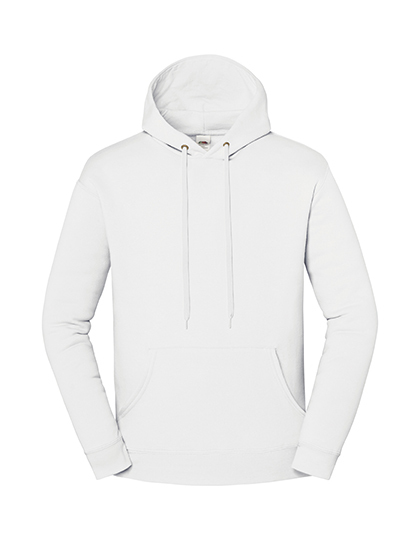 Fruit of the Loom - Iconic Premium Hooded Sweat - White