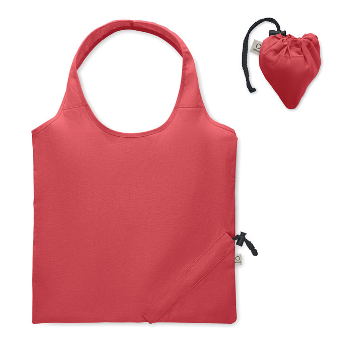 CARRIE COLOUR - Opvouwbare boodschappentas 140g - Rood
