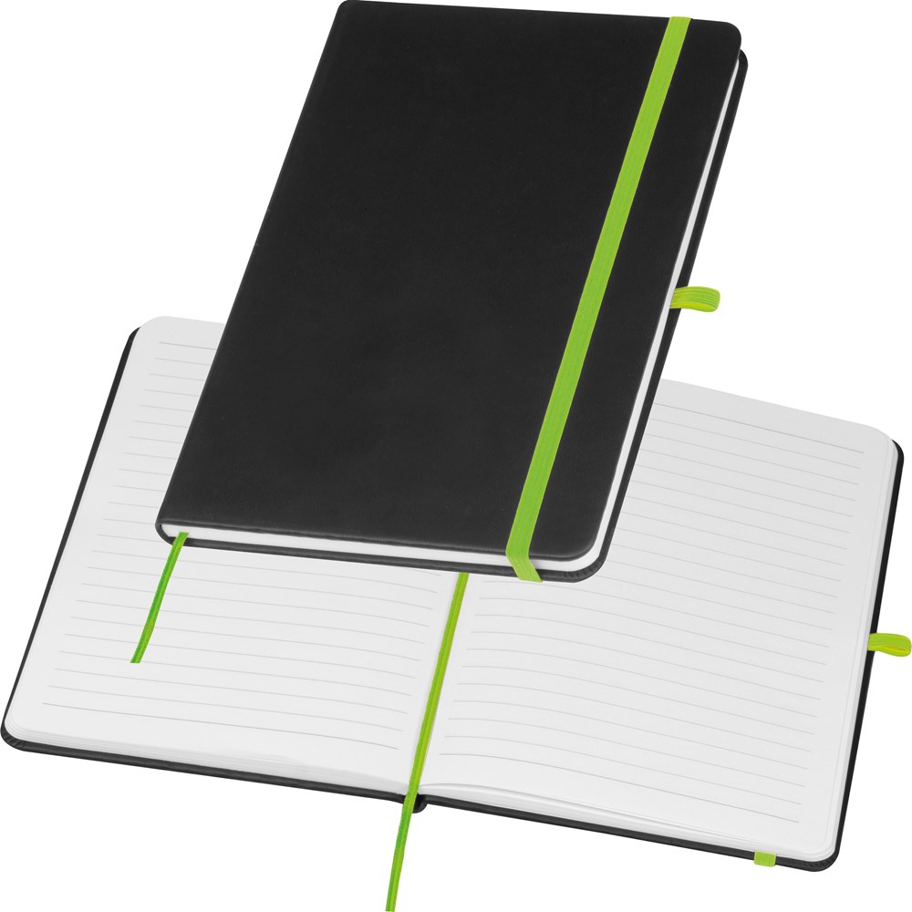 A5 Notitieboekje met gekleurde gravure - Appelgroen