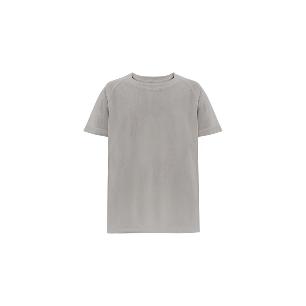 THC MOVE KIDS. Technisch T-shirt met korte mouwen in polyester voor kinderen - Licht grijs
