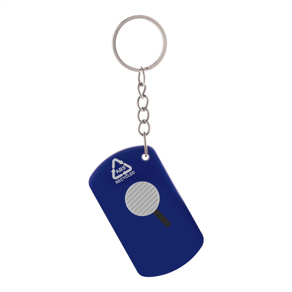 Parcelo - sleutelhanger met mesje - Blauw