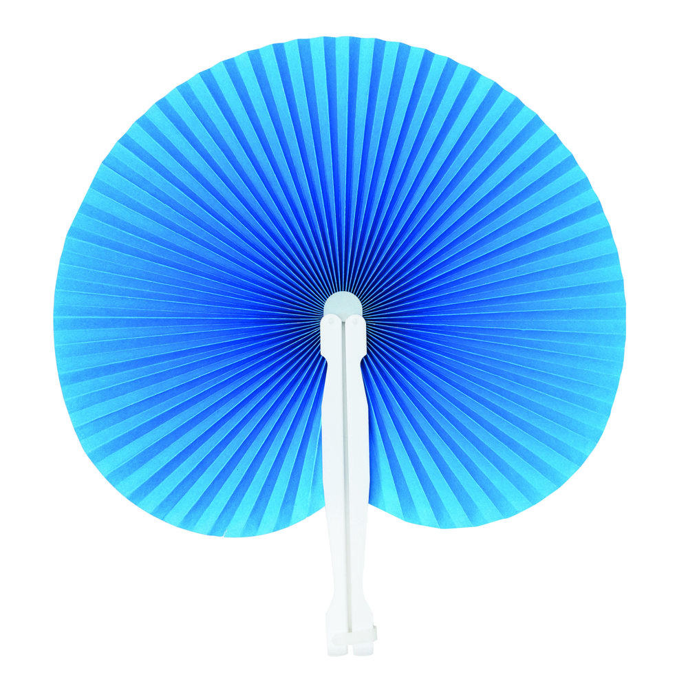 PEACOCK - Opvouwbare waaier - Blauw
