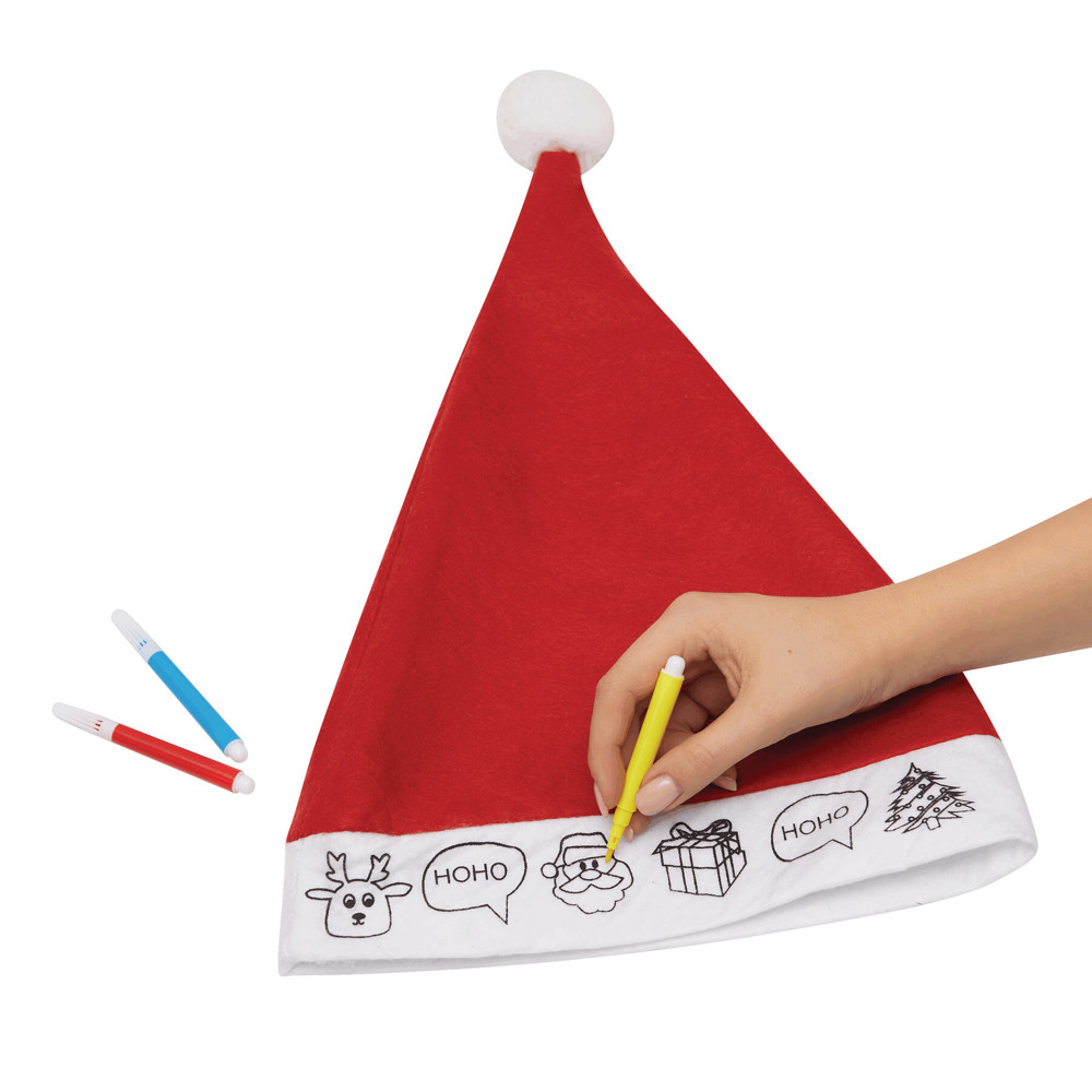COLOURFUL HAT - Vilten kerstmuts