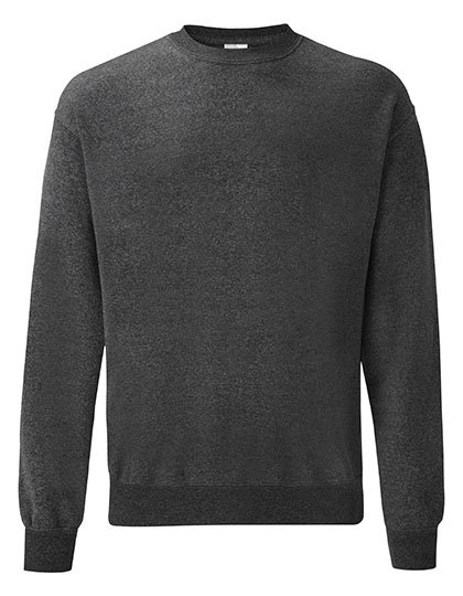 Fruit of the Loom - Classic Set-in Sweat - Dark Heather Grey