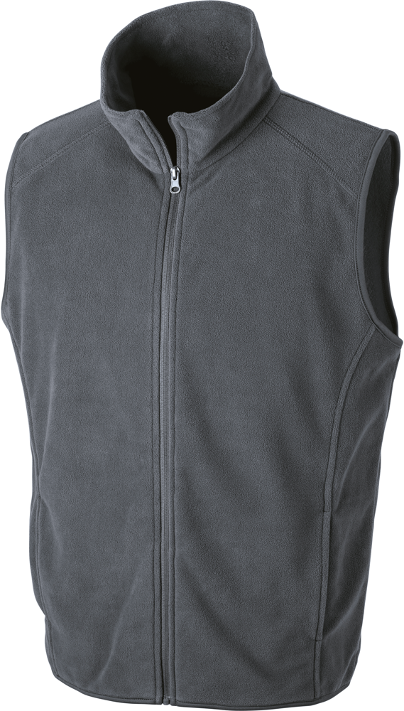 R116X - Micro fleece gilet - Charcoal