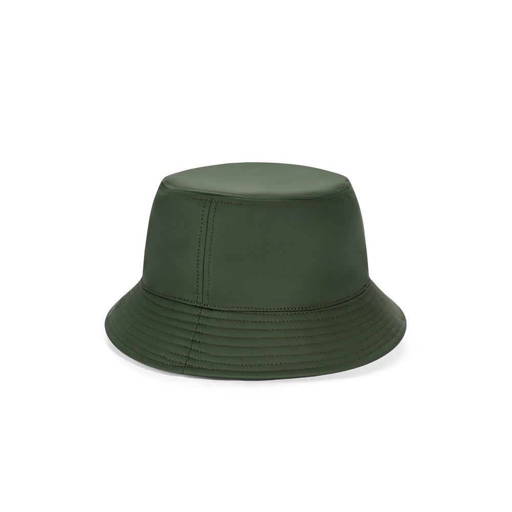 MASON. Panama van gerecycled polyester (100% rPET) - Donkergroen