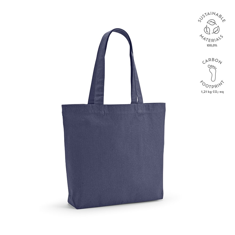 Aconcagua boodschappentas gerecycled katoen 280 gsm - Marineblauw