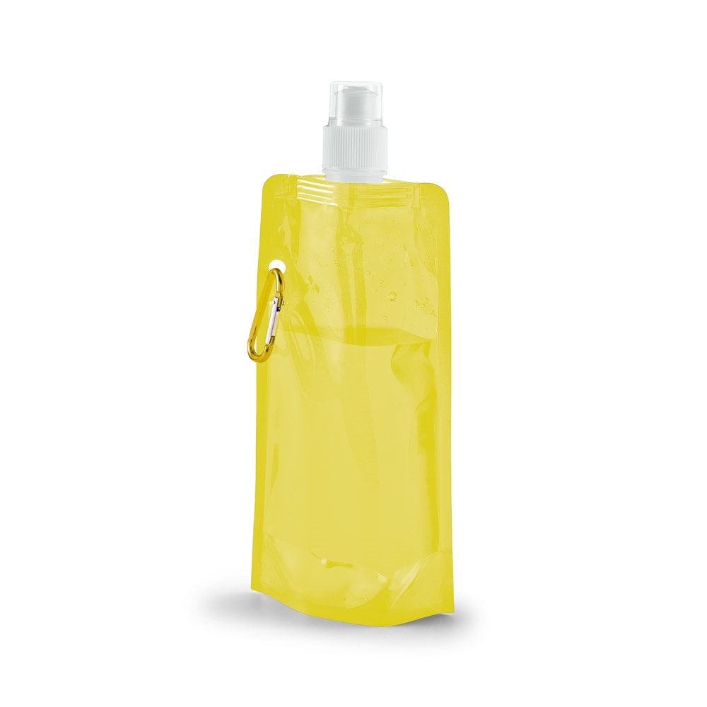 KWILL. 460 ml PE opvouwbare fles - geel