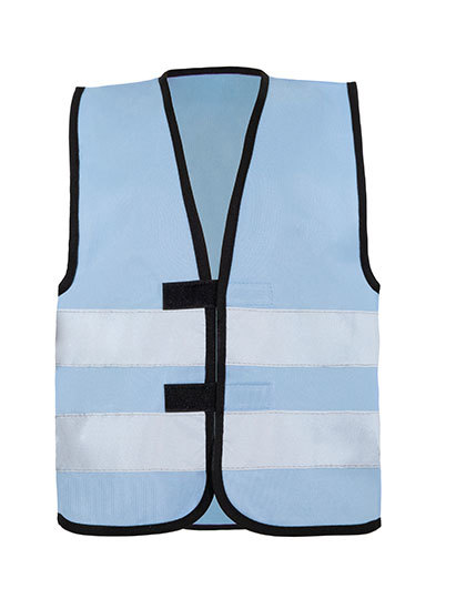 Korntex - Kids´ Hi-Vis Functional Safety Vest Aarhus - Sky Blue