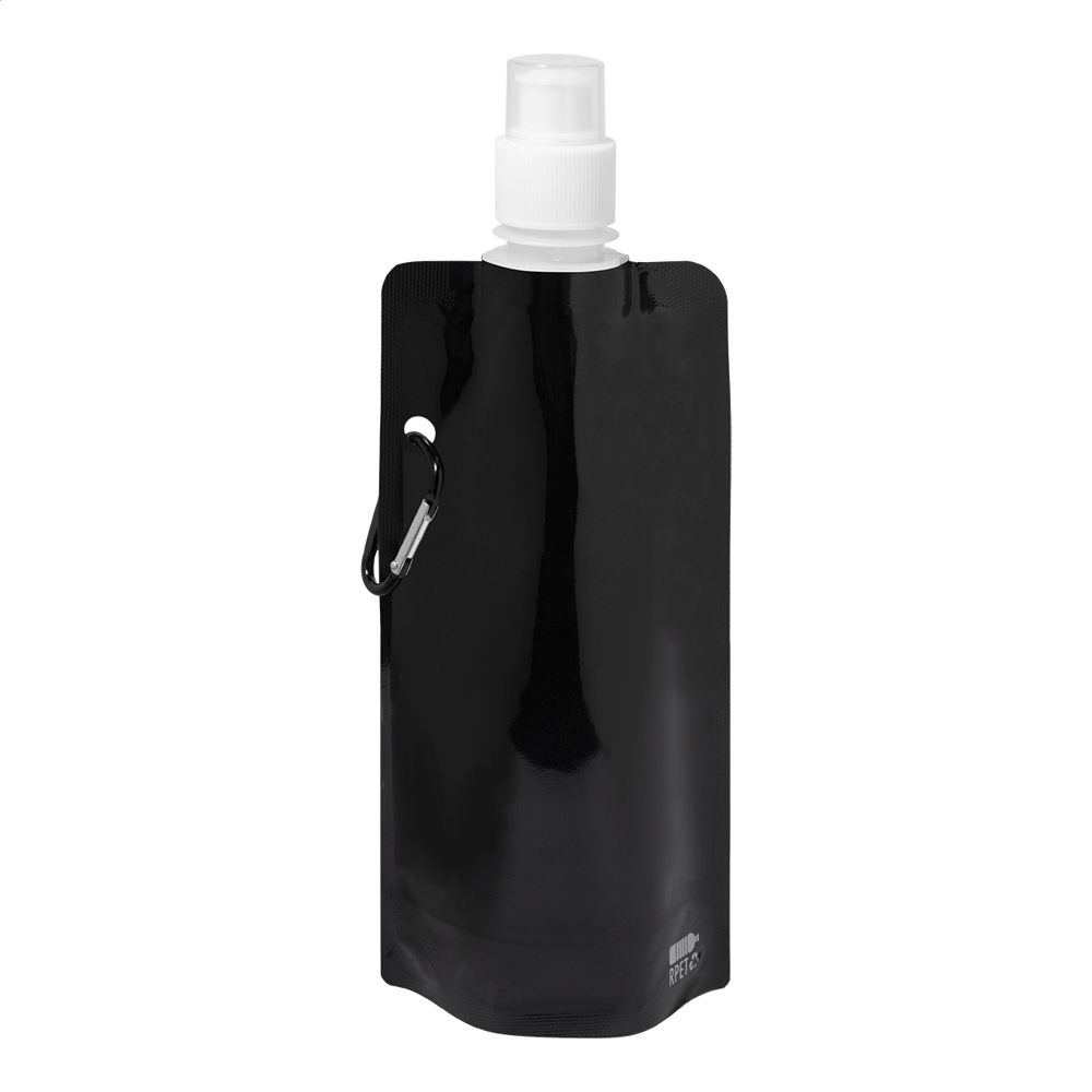 Carabol - opvouwbare RPET fles - zwart
