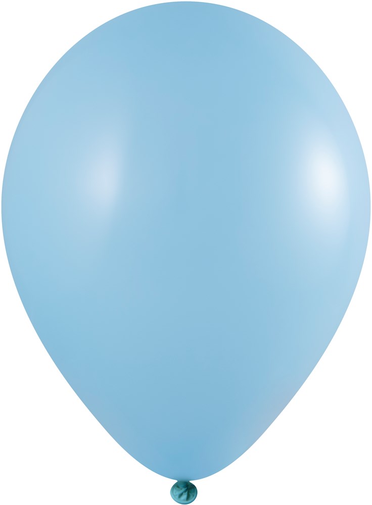 Ballonnen onbedrukt 85/95 cm - Ø 33 cm - 11 inch - Licht blauw (1151) Pastel (± PMS 2915)