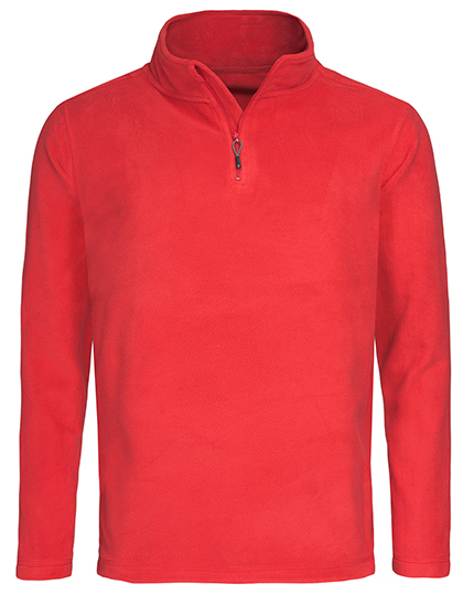Stedman® - Classic Fleece Half-Zip - Scarlet Red