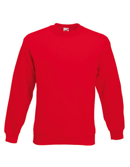 Fruit of the Loom - Classic Set-in Sweat - red