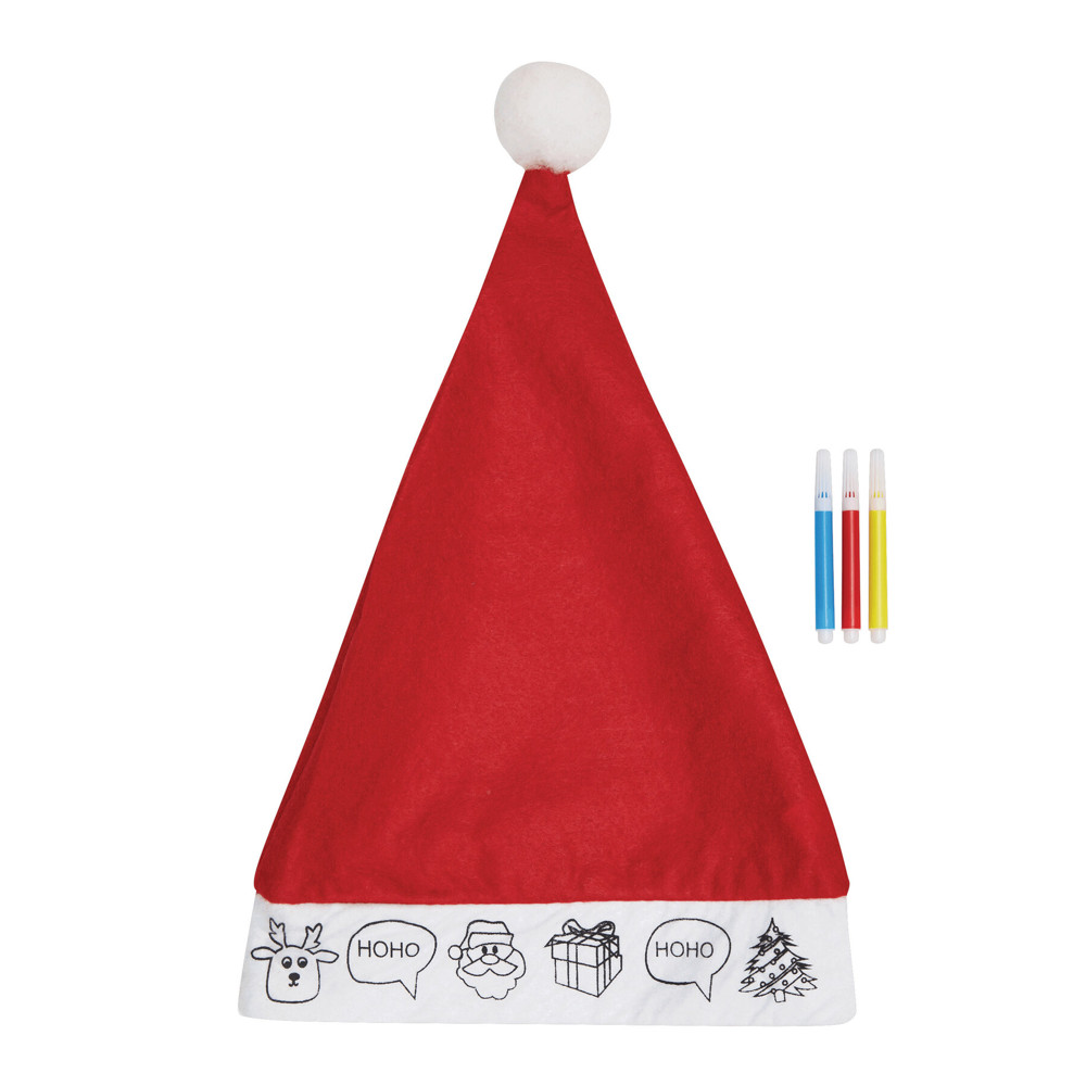 COLOURFUL HAT - Vilten kerstmuts