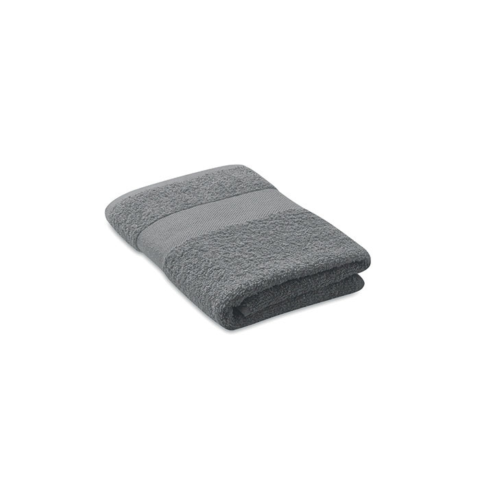 TERRY - Handdoek organisch 100x50 - Grijs