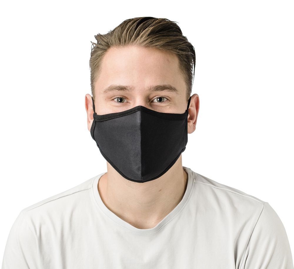 Katoen en polyester, herbruikbaar mondkapje Riyan