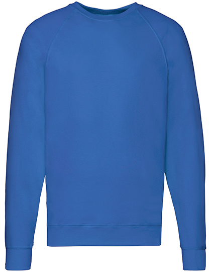 Fruit of the Loom - Lightweight Raglan Sweat - Royal Blue