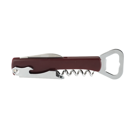 Kelnermes flesopener - Bordeaux rood