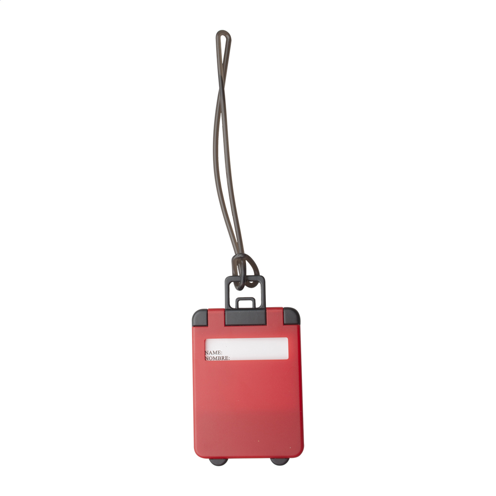 Glasgow - kofferlabel - Rood