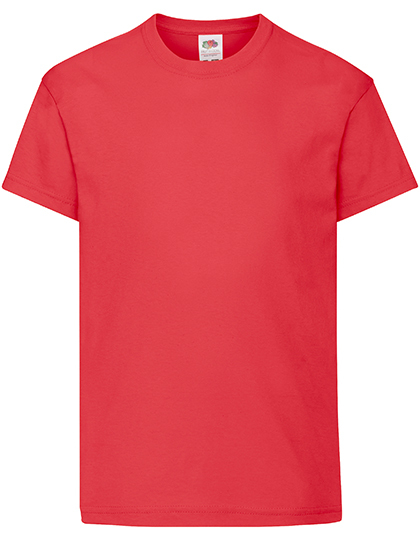 Fruit of the Loom - Kids´ Original T - red