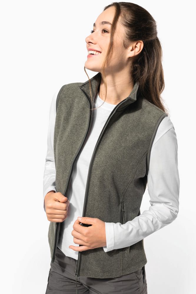 K906A - Bodywarmer van microfleece dames