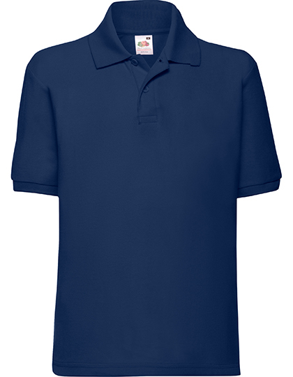 Fruit of the Loom - Kids´ 65/35 Polo - Navy