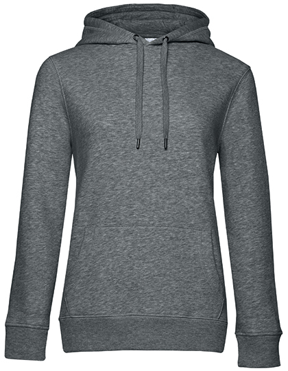 B&C BE INSPIRED - QUEEN Hooded Sweat_° - Heather Mid Grey