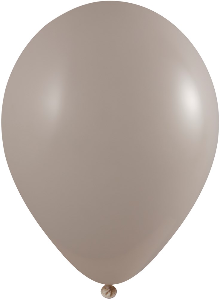 Ballonnen onbedrukt 85/95 cm - Ø 33 cm - 11 inch - Grijs (1190) Pastel (± PMS Warm gray 2)