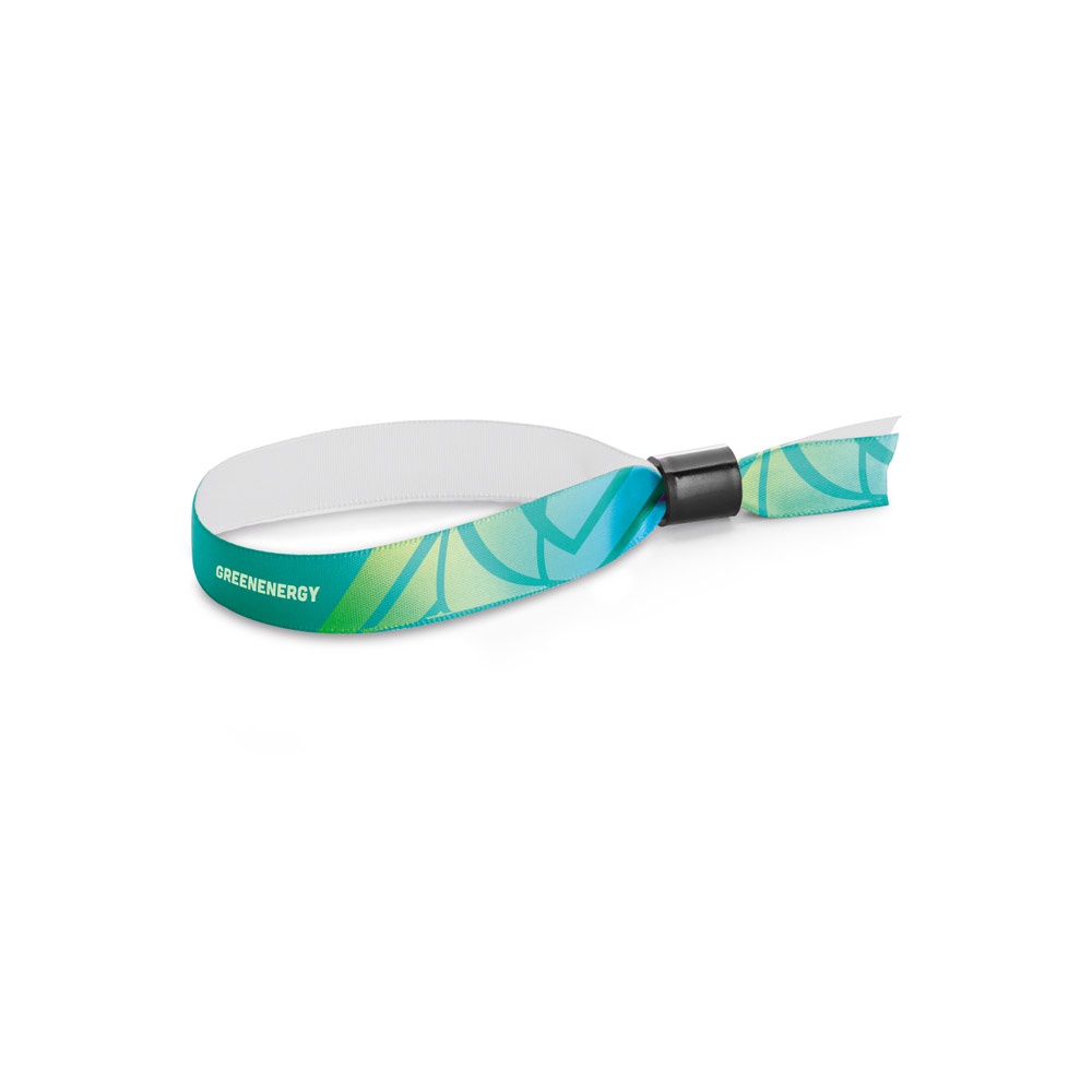 MENDOZA. SET Lanyard SUBLIMATION Slim I (15 mm) polyester armband met veiligheidssluiting
